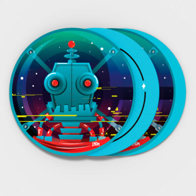 Portavasos Robotronic